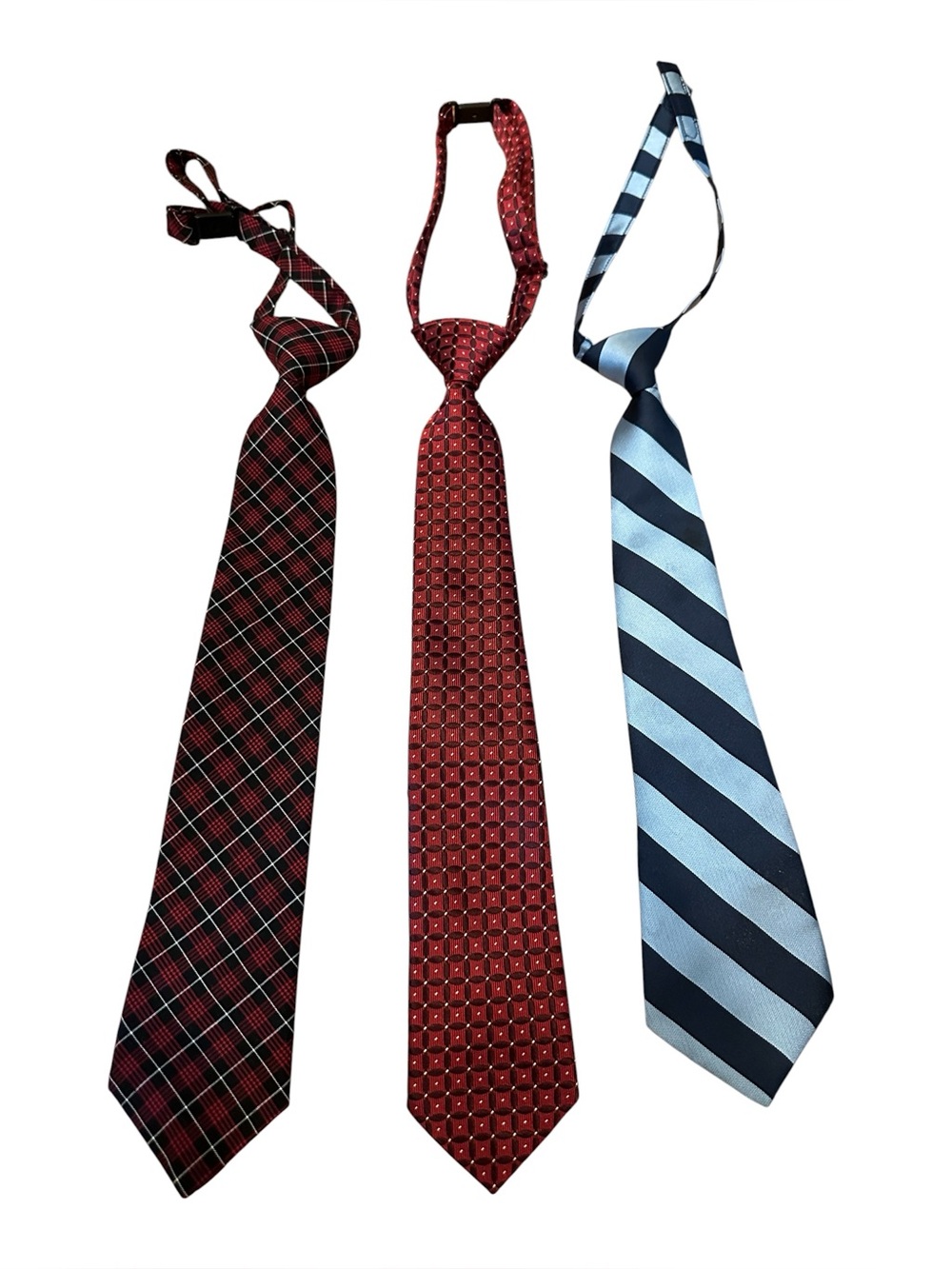 Children’s Place Lot of 3 Boys Adjustable Neckties 13” Ages 4-7 Formal School